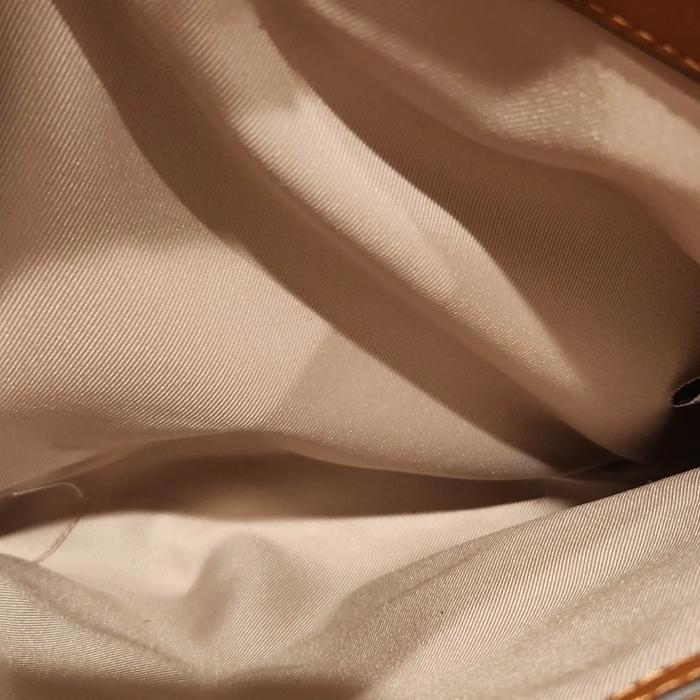 Nine West Tan and Brown Satchel